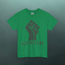 Load image into Gallery viewer, Resist Fist -AEZTHETYKZ: Graphic Print Cotton Tee Shirt