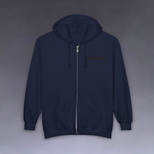 Load image into Gallery viewer, Vangaurd Silhouette Graphic Print: Retro Full-Zip Hoodie