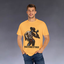 Load image into Gallery viewer, Manos de Jazz: Graphic Printed Garment-Dyed Tee Shirt