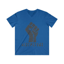 Load image into Gallery viewer, AEZTHETYKZ -Fist: Graphic Print Classic V-Neck Tee Shirt