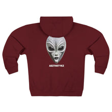 Load image into Gallery viewer, Alien Mask #102 Graphic Print: Zip Hoodie