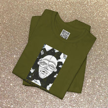 Load image into Gallery viewer, Onion Head Mask: Graphic Print Tee Shirt