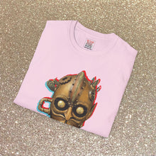 Load image into Gallery viewer, Brass Monkey Mask: Glitch Art Graphic Print Softstyle T-Shirt