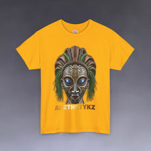 Load image into Gallery viewer, Gilded Mask: Graphic Print Heavy Cotton Tee Shirt