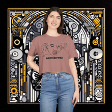 Load image into Gallery viewer, Caterpillar: Graphic Print Crop Tee Shirt