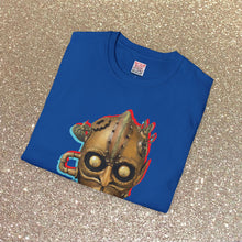Load image into Gallery viewer, Brass Monkey Mask: Glitch Art Graphic Print Softstyle T-Shirt