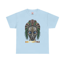 Load image into Gallery viewer, Gilded Mask: Graphic Print Heavy Cotton Tee Shirt