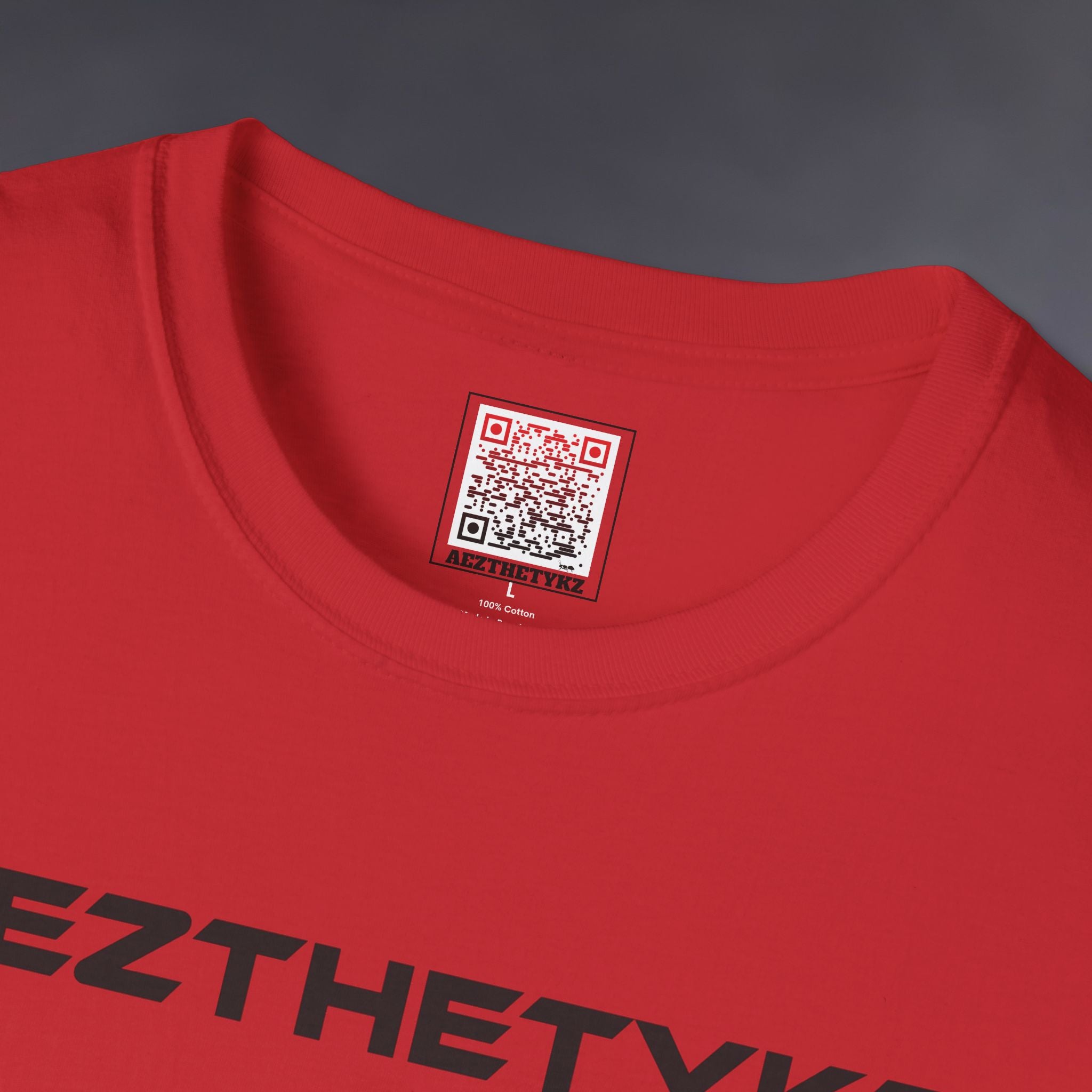 AEZTHETYKZ-Alien Mask: Graphic Print Tee Shirt