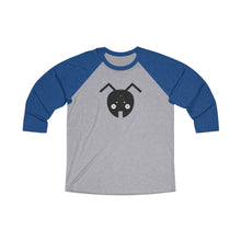 Load image into Gallery viewer, AEZTHETYKZ - Megacephala Logo Printed Tri-Blend 3/4 Tee Shirt
