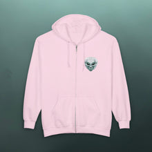 Load image into Gallery viewer, Primo Metro Zip-Up Hoodie with Mask Logo
