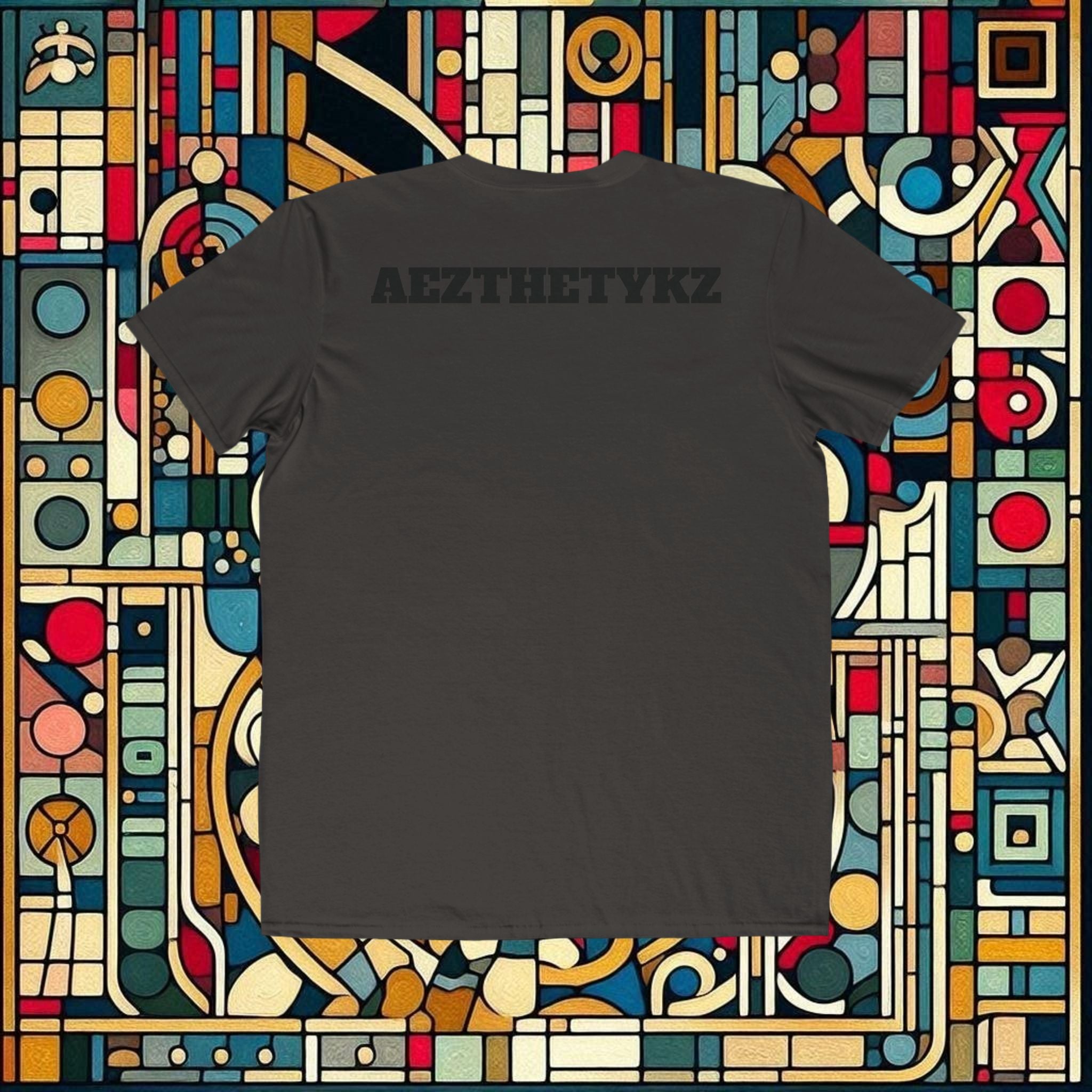 AEZTHETYKZ -Mask: Printed Utilitarian Tee Shirt