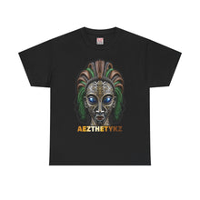 Load image into Gallery viewer, Gilded Mask: Graphic Print Heavy Cotton Tee Shirt
