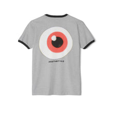 Load image into Gallery viewer, Eye Graphic Print: Ringer Tee Shirt
