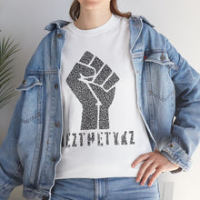 Load image into Gallery viewer, Resist Fist -AEZTHETYKZ: Graphic Print Cotton Tee Shirt
