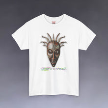 Load image into Gallery viewer, Anansi Mask: Graphic Print Cotton Tee Shirt
