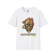 Load image into Gallery viewer, Brass Monkey Mask: Glitch Art Graphic Print Softstyle T-Shirt
