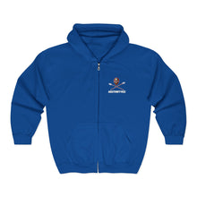 Load image into Gallery viewer, Sentinel Zip Hoodie — AEZTHETYKZ Embroidered Sweatshirt
