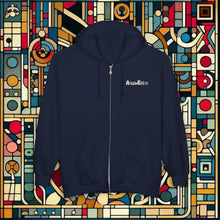 Load image into Gallery viewer, AEZTHETYKZ Utilitarian Metro Heavy Blend Zip Hoodie
