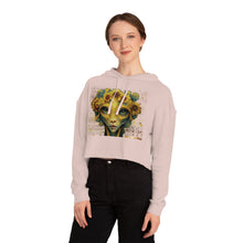 Load image into Gallery viewer, Margarita Graphic Print: Cropped Hoodie — Midriff Hooded Sweatshirt
