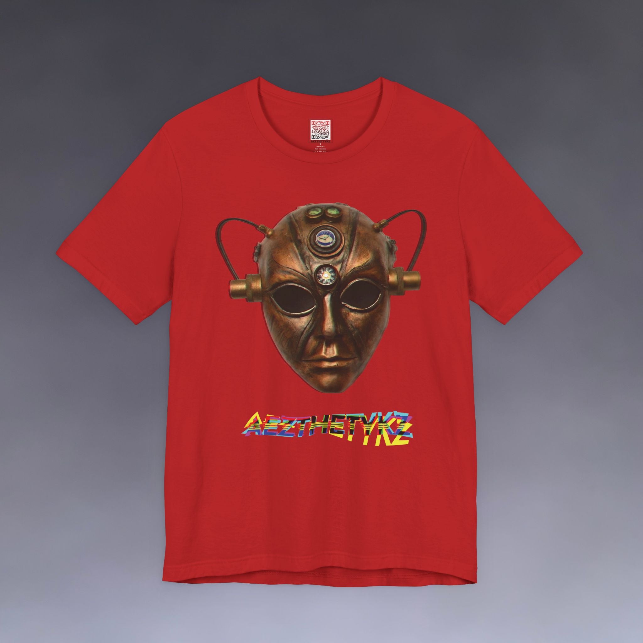 Adam Antman Mask: Graphic Print Tee Shirt