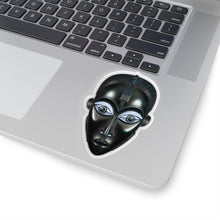 Load image into Gallery viewer, Ebony Alien Tribal Mask Sticker — Decal
