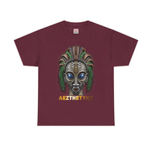 Load image into Gallery viewer, Gilded Mask: Graphic Print Heavy Cotton Tee Shirt
