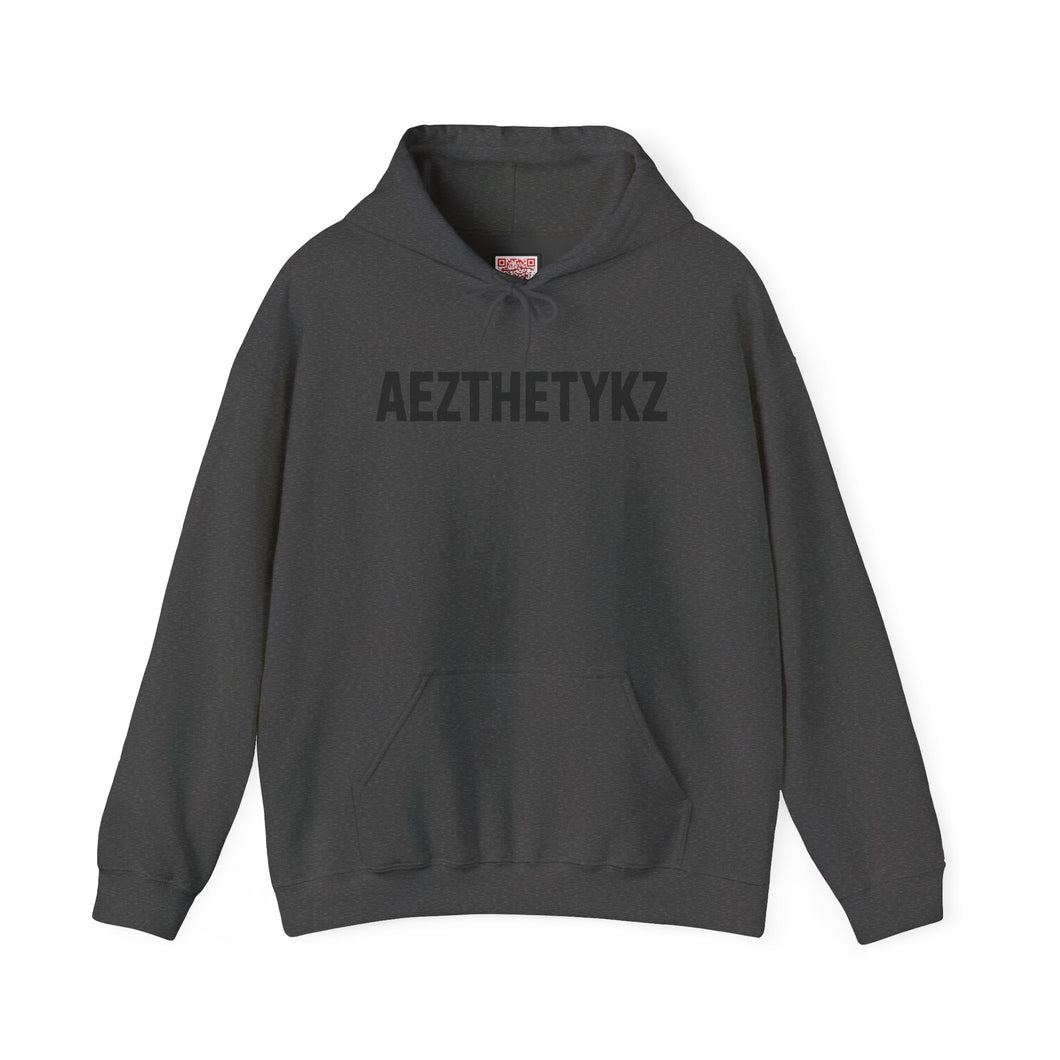 AEZTHETYKZ -Hoodie: Printed Logo Hooded-Sweatshirt