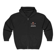 Load image into Gallery viewer, Sentinel Zip Hoodie — AEZTHETYKZ Embroidered Sweatshirt
