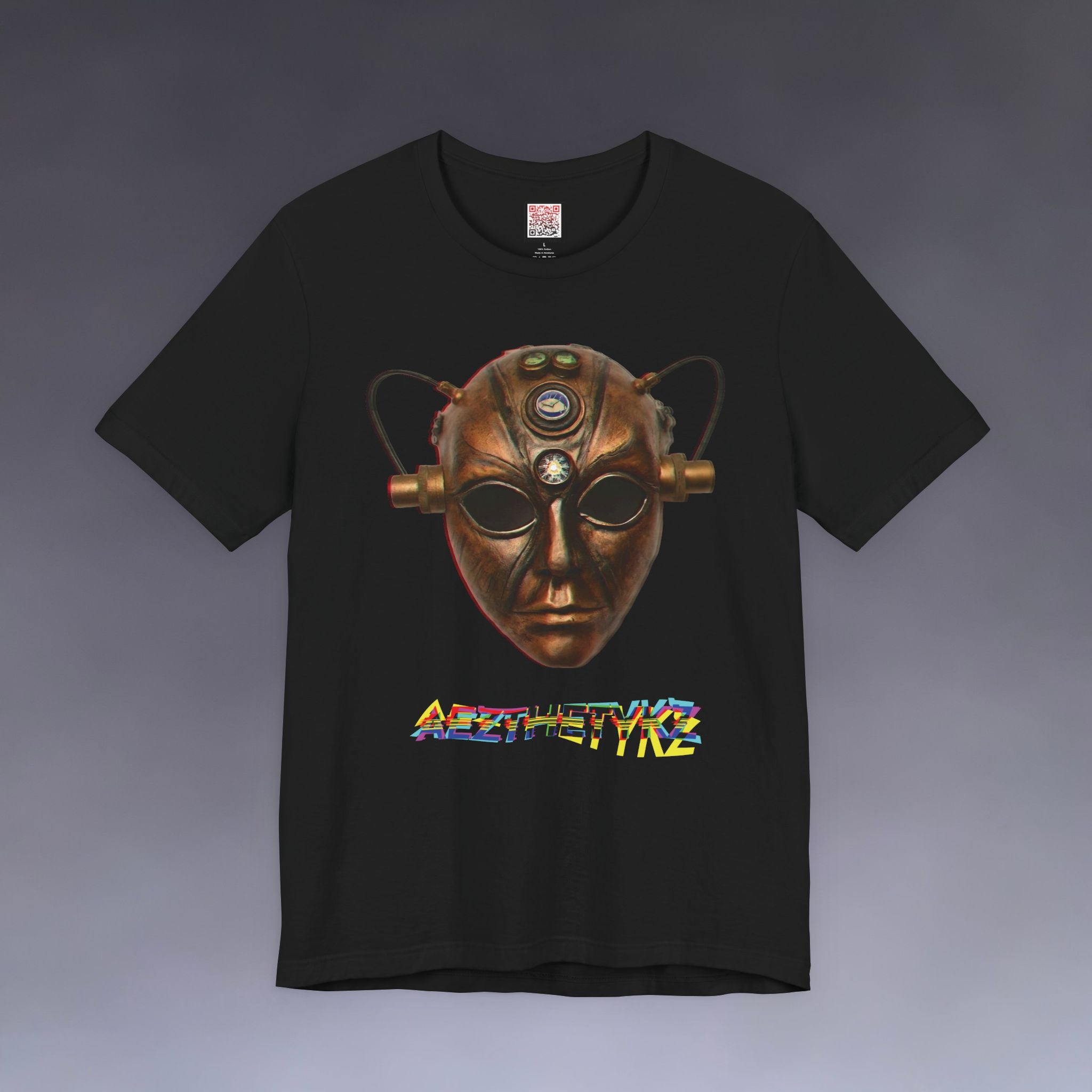 Adam Antman Mask: Graphic Print Tee Shirt