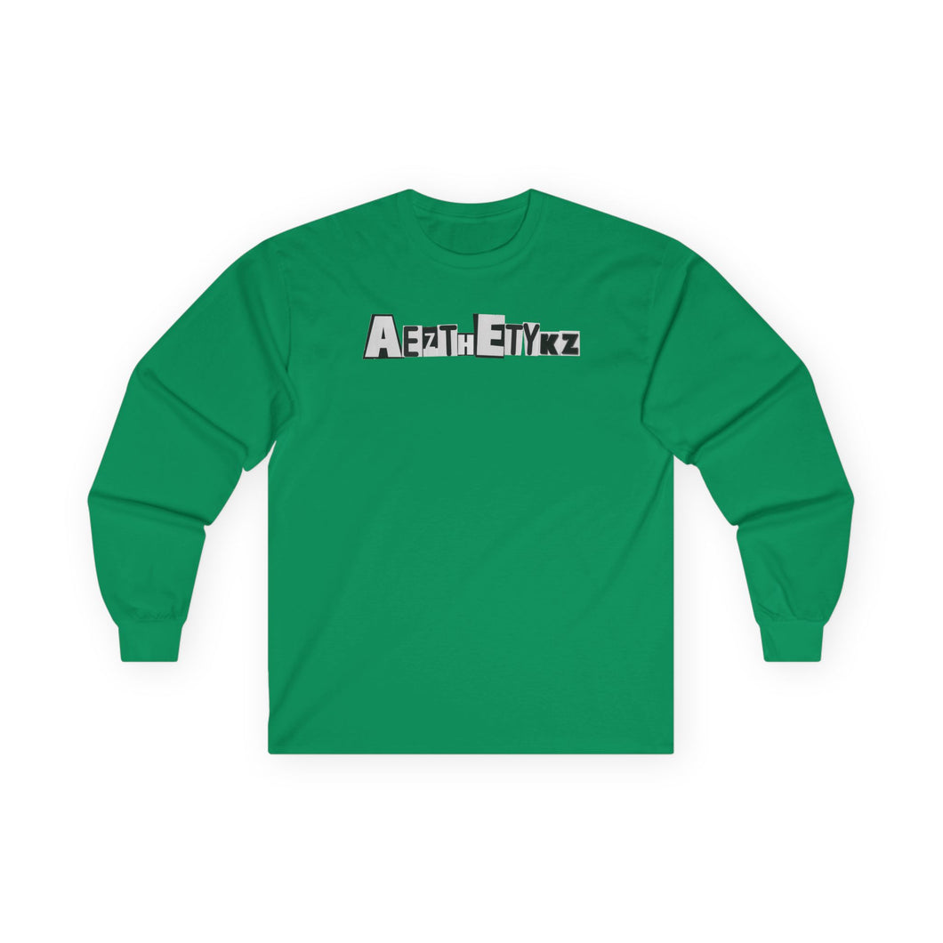 AEZTHETYKZ -Big Head: Ultra-MAX Cotton Long Sleeve Shirt