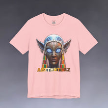 Load image into Gallery viewer, Azure Bust: Graphic Print Jersey Short Sleeve Tee Shirt
