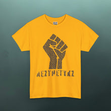 Load image into Gallery viewer, Resist Fist -AEZTHETYKZ: Graphic Print Cotton Tee Shirt
