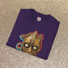 Load image into Gallery viewer, Brass Monkey Mask: Glitch Art Graphic Print Softstyle T-Shirt
