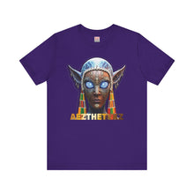Load image into Gallery viewer, Azure Bust: Graphic Print Jersey Short Sleeve Tee Shirt
