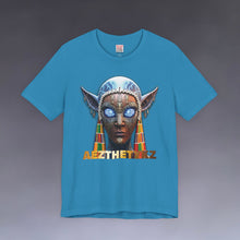 Load image into Gallery viewer, Azure Bust: Graphic Print Jersey Short Sleeve Tee Shirt
