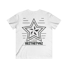 Load image into Gallery viewer, Curb Star 1999: AEZTHETYKZ -Retro Logo Graphic Print Fitted V-Neck
