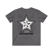 Load image into Gallery viewer, Curb Star 1999: AEZTHETYKZ -Retro Logo Graphic Print Fitted V-Neck
