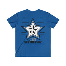 Load image into Gallery viewer, Curb Star 1999: AEZTHETYKZ -Retro Logo Graphic Print Fitted V-Neck
