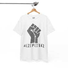 Load image into Gallery viewer, Resist Fist -AEZTHETYKZ: Graphic Print Cotton Tee Shirt
