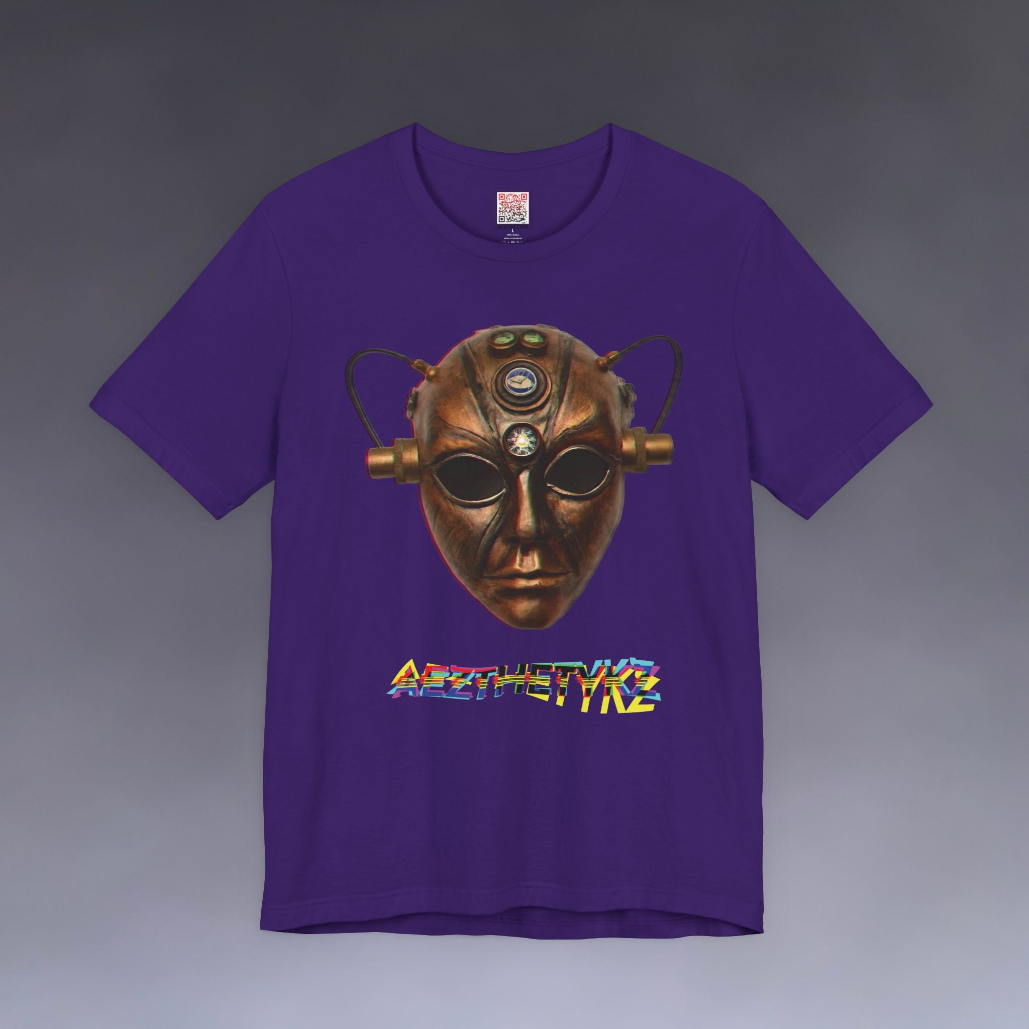 Adam Antman Mask: Graphic Print Tee Shirt