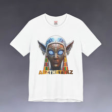 Load image into Gallery viewer, Azure Bust: Graphic Print Jersey Short Sleeve Tee Shirt

