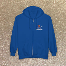 Load image into Gallery viewer, Sentinel Zip Hoodie — AEZTHETYKZ Embroidered Sweatshirt
