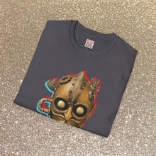 Load image into Gallery viewer, Brass Monkey Mask: Glitch Art Graphic Print Softstyle T-Shirt
