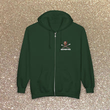 Load image into Gallery viewer, Sentinel Zip Hoodie — AEZTHETYKZ Embroidered Sweatshirt
