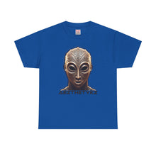 Load image into Gallery viewer, Engraved Mask: Graphic Print Heavy Cotton Tee Shirt
