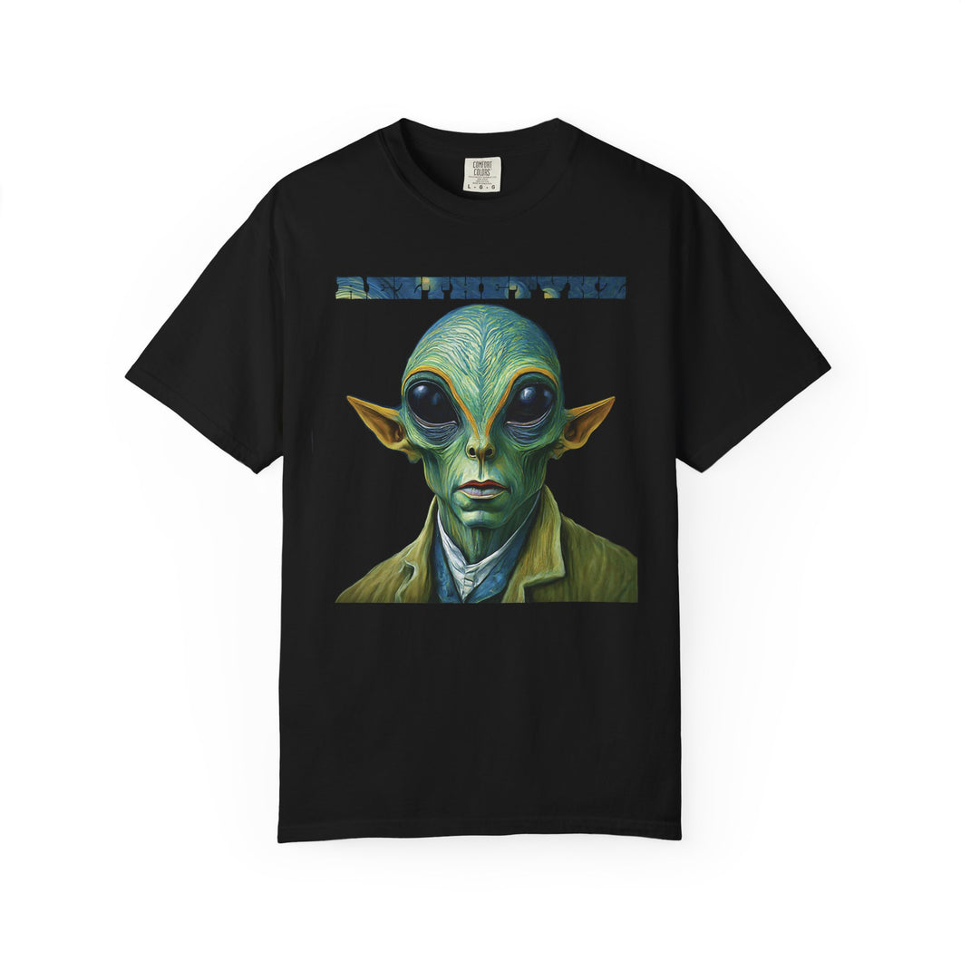 Surrealist Graphic Art Print: Garment-Dyed Tee Shirt