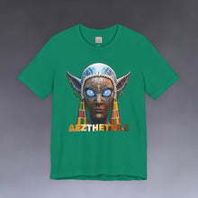 Load image into Gallery viewer, Azure Bust: Graphic Print Jersey Short Sleeve Tee Shirt
