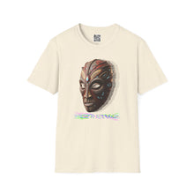 Load image into Gallery viewer, Techno Tribal Mask Graphic Print: Tee Shirt
