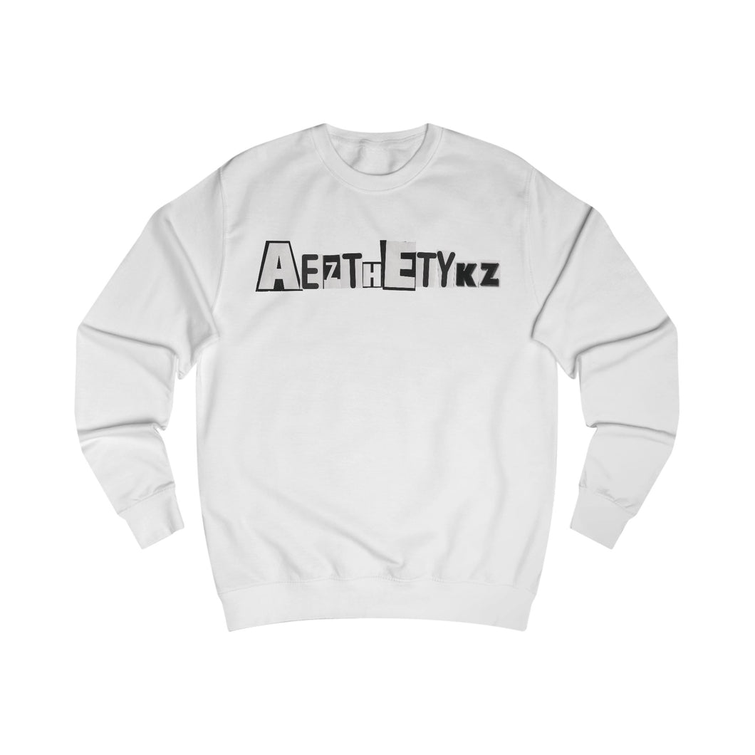AEZTHETYKZ -Cutout: Graphic Print Sweatshirt