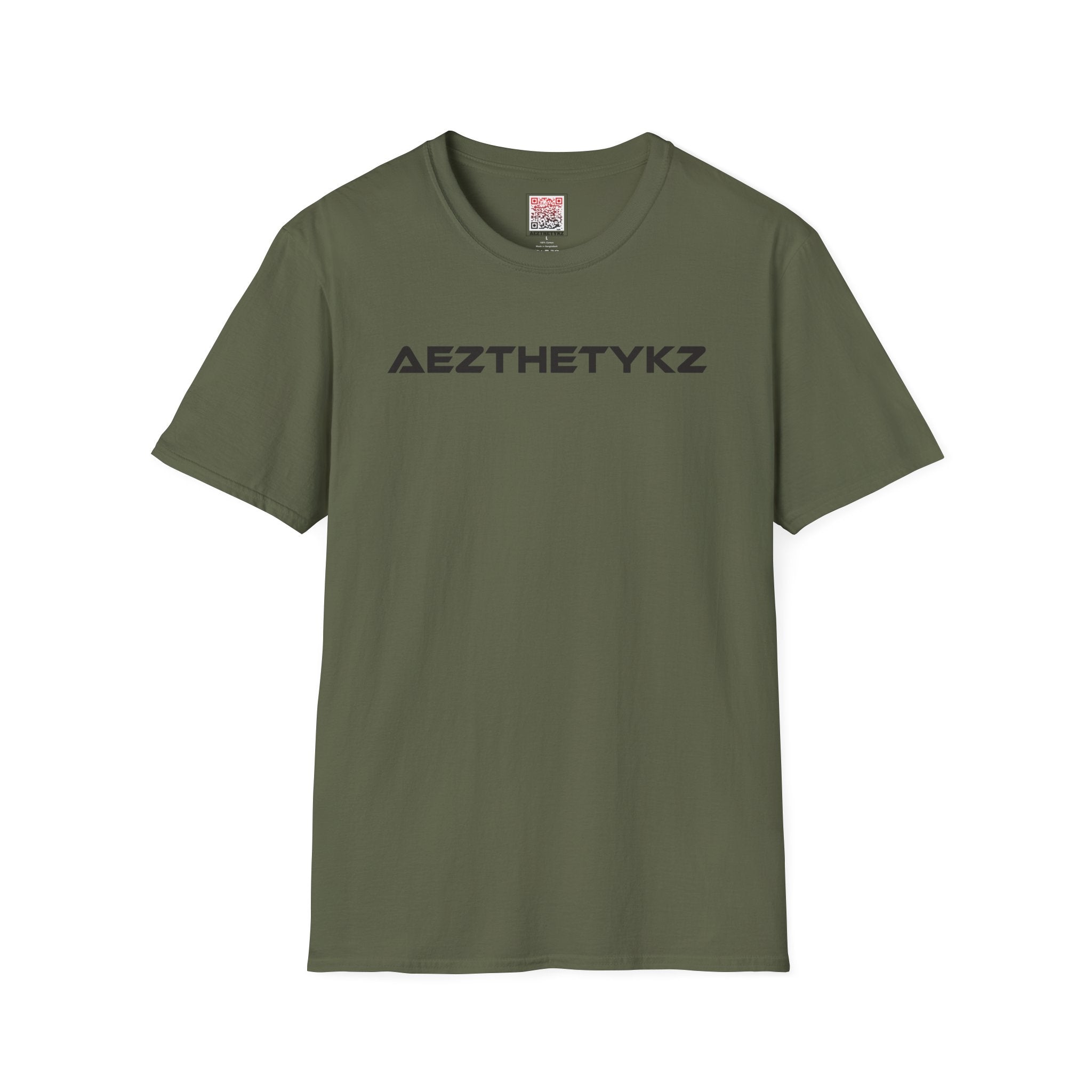 AEZTHETYKZ-Alien Mask: Graphic Print Tee Shirt